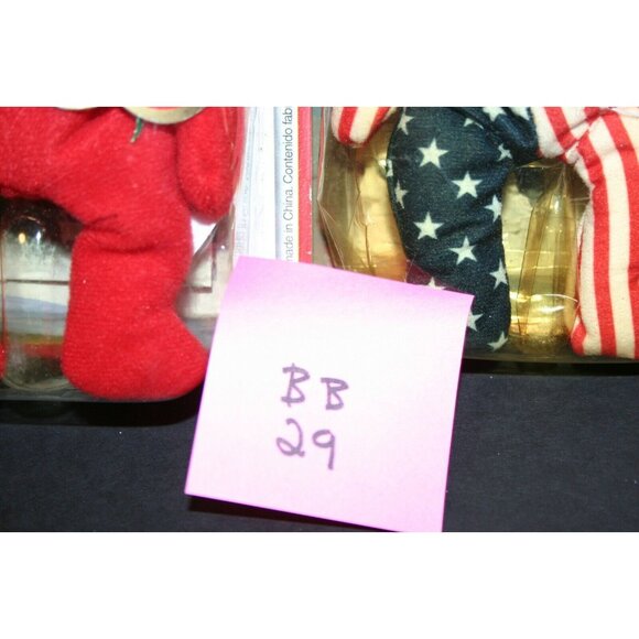 TY Beanie Baby 1999 International Bears II Osito Spangle McDonald's LOT (2) - Picture 12 of 12